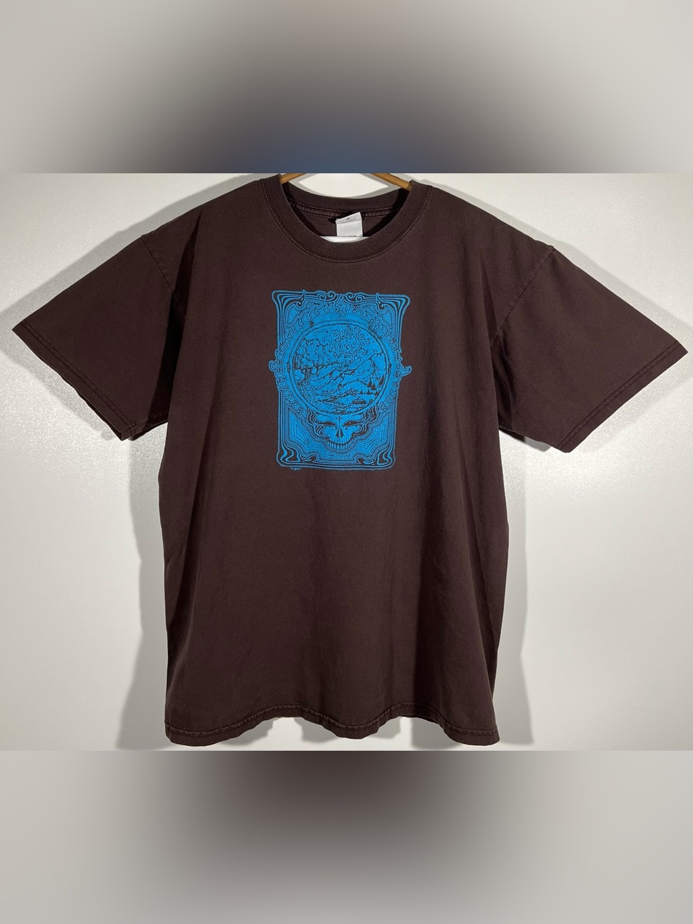 VTG Y2K Grateful Dead "Steal Your Face" "New Speedway Boogie" T Shirt Size Large